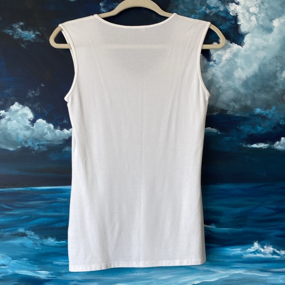 Eileen Fisher Lightweight Viscose Jersey Tank - Picture 3 of 4